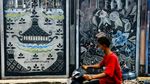 Mural Motif Batik Percantik Jalan Mayang Kota Tangerang