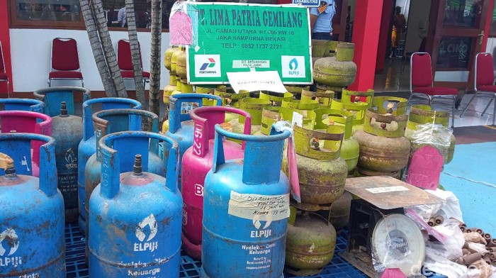 Oplos gas 12 kilogram, pria Bogor diamankan polisi