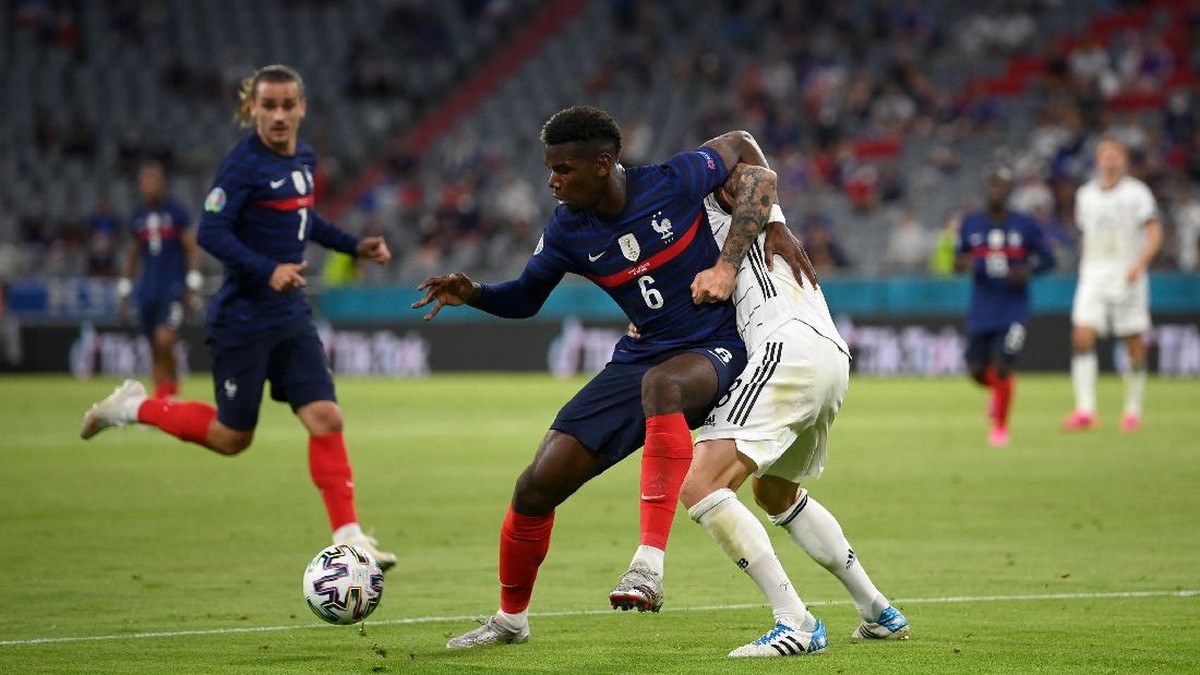 Paul Pogba puas Timnas Prancis bisa menjadi juara di grup neraka. (Foto: Getty Images/Matthias Hangst)