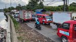 Proyek Galian Pipa Air Minum Bikin Macet Jl Benda Raya