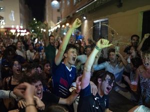 Sorak Sorai Fans Prancis Kala Menang Lawan Jerman di Euro 2020