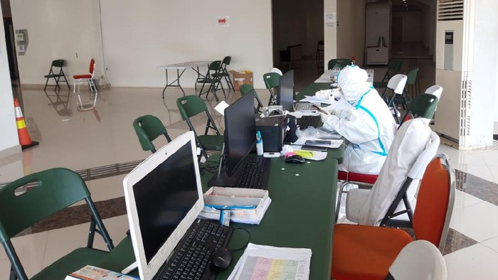 Suasana Wisma Atlet Kemayoran.