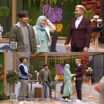 Foto Ayu Ting Ting berhijab.