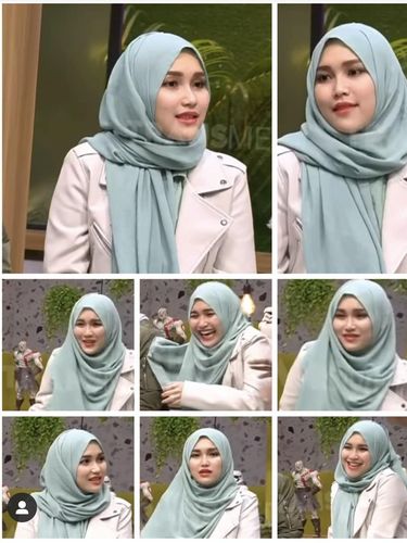 Foto Ayu Ting Ting berhijab.