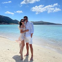 Fakta menarik mengenai pasangan ini adalah perbedaan usia mereka yang terpaut 18 tahun. Katerina berusia 30 tahun sedangkan suaminya 48 tahun. Foto: Instagram @katerina__fonseca