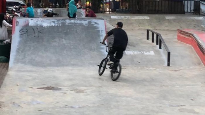 Lapangan skatepark, Serang, Banten.
