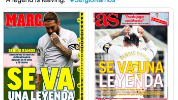 Media-media pun ramai membahas kepergian sang legenda. Foto: Twitter