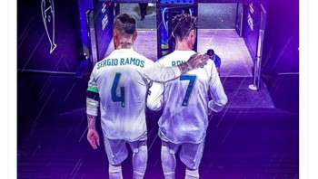 Ramos menyusul Cristiano Ronaldo yang juga telah meninggalkan Real Madrid sebagai legenda besar. Foto: Twitter
