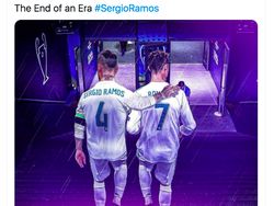 Sergio Ramos dan Real Madrid Berpisah, Netizen Jadi Gundah