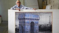Ide tersebut dicetuskan oleh seniman terkenal Christo dan istrinya Jeanne. Sayang, pandemi membuat proyek tertunda dan Christo meninggal dunia pada Mei 2020  (Christo And Jeanne-Claude Foundation)