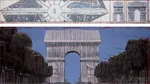 Foto: Rancangan Tampilan Baru Arc de Triomphe, Dibungkus Kain Biru