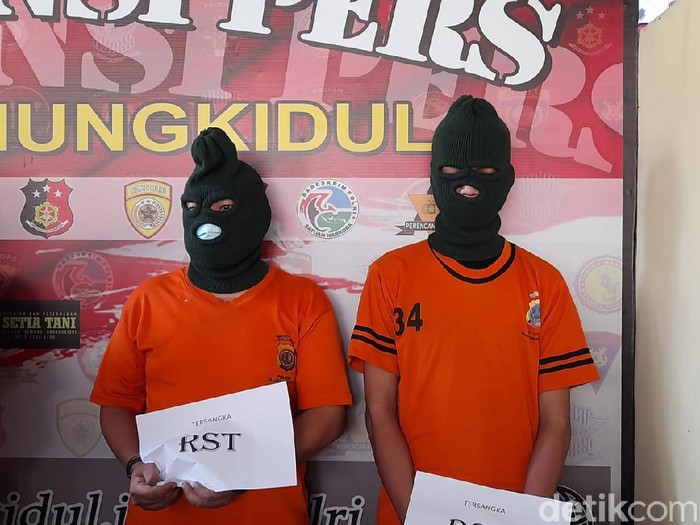 Pelaku penusukan dan tabrak lari wanita saingan kerja kekasih gelap di Gunungkidul, Kamis (17/6/2021).
