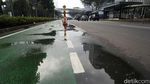 Begini Jalur Sepeda Sudirman yang Akan Dibongkar Kapolri