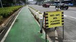 Begini Jalur Sepeda Sudirman yang Akan Dibongkar Kapolri