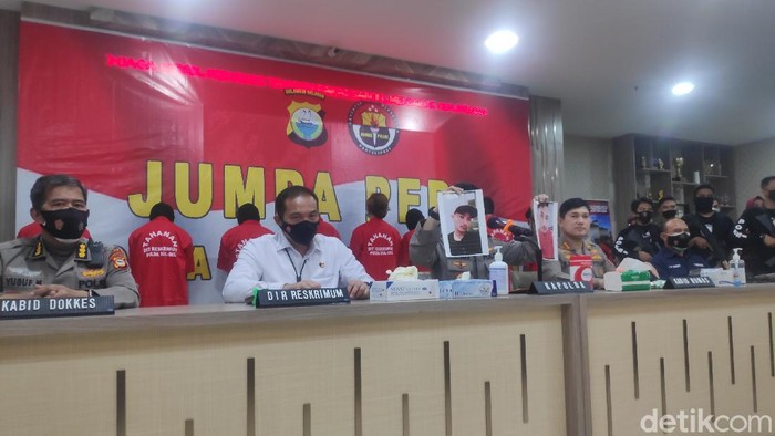 Polda Sulsel merilis kasus mayat dibakar di Maros, Sulsel.