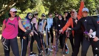 Sarita Abdul Mukti memperlihatkan kegiatannya tanpa mengenakan hijab. Foto: Dok. Instagram @queen_saritaabdulmukti.