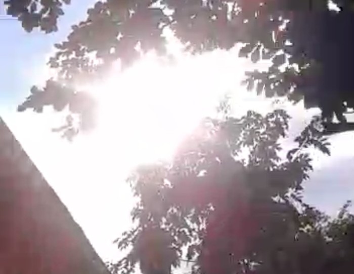 Tangkapan layar video viral matahari terbit dari utara di Kabupaten Jeneponto, Sulsel.