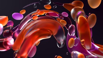 Koleksi ini juga hadir dalam empat pilihan wallpaper dengan skema warna yang serupa. Foto: The Verge