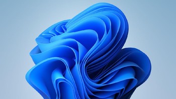 Bukan hanya tampilan baru Windows 11 yang bocor di internet, tapi wallpaper-nya juga. Sepertinya ini akan menjadi wallpaper default di Windows 11. Foto: The Verge