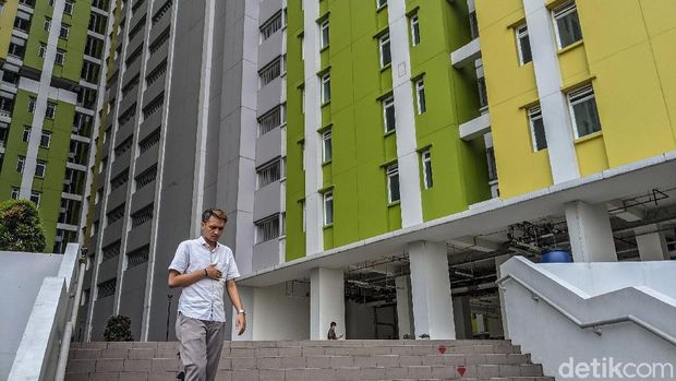 Rusun Pasar Rumput Manggarai disiapkan jadi lokasi isolasi pasien COVID-19 di Ibu Kota. Rusun itu nantinya akan jadi tempat isolasi pasien dengan kategori OTG.