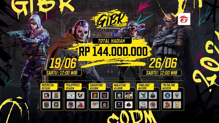 Dukung Tim Indonesia Di Tunamen Call of Duty: Mobile GiBR 2021