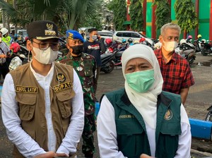 Khofifah Pastikan 5 Kasus Baru Varian India dari Klaster Bangkalan