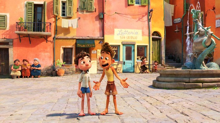 Set in a beautiful seaside town on the Italian Riviera, Disney and Pixar’s “Luca” is a coming-of-age story about a boy and his newfound best friend experiencing an unforgettable summer filled with gelato, pasta and endless scooter rides. But their fun is threatened by a secret: they are sea monsters from another world. “Luca” is directed by Enrico Casarosa (“La Luna”) and produced by Andrea Warren (“Lava,” “Cars 3”). © 2021 Disney/Pixar. All Rights Reserved.