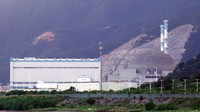 Penampakan Pembangkit Listrik Tenaga Nuklir (PLTN) Taishan yang dipotret pada Kamis (17/6/2021). AP Photo.