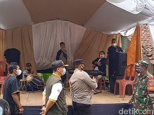 Polisi Setop 2 Pentas Organ Tunggal Hajatan di Sukabumi