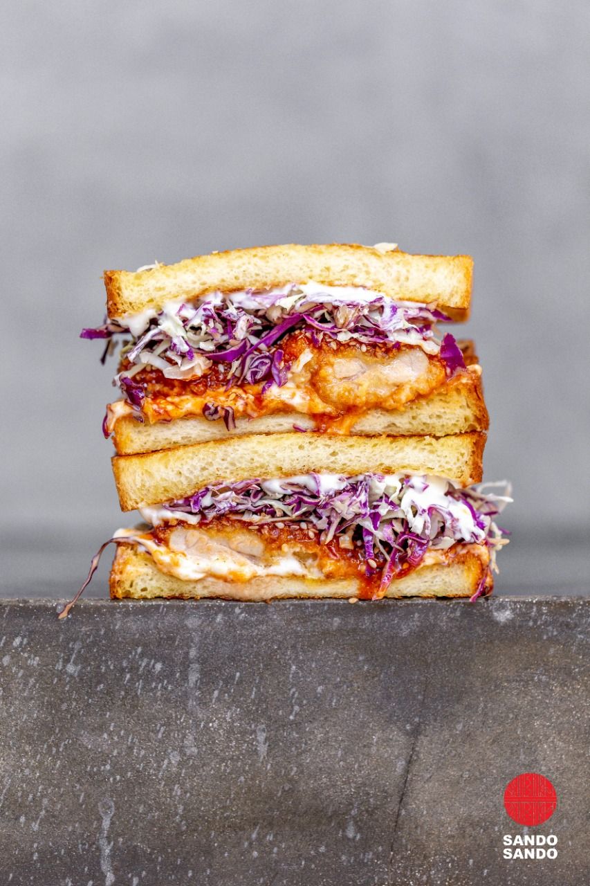 Gurihnya Sando, Sandwich Jepang Isi Cheeseburger dan Katsu Sambal