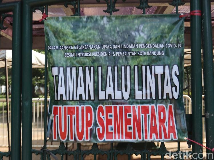 Foto: Corona Melonjak, Taman Lalu Lintas Bandung Tutup Sementara