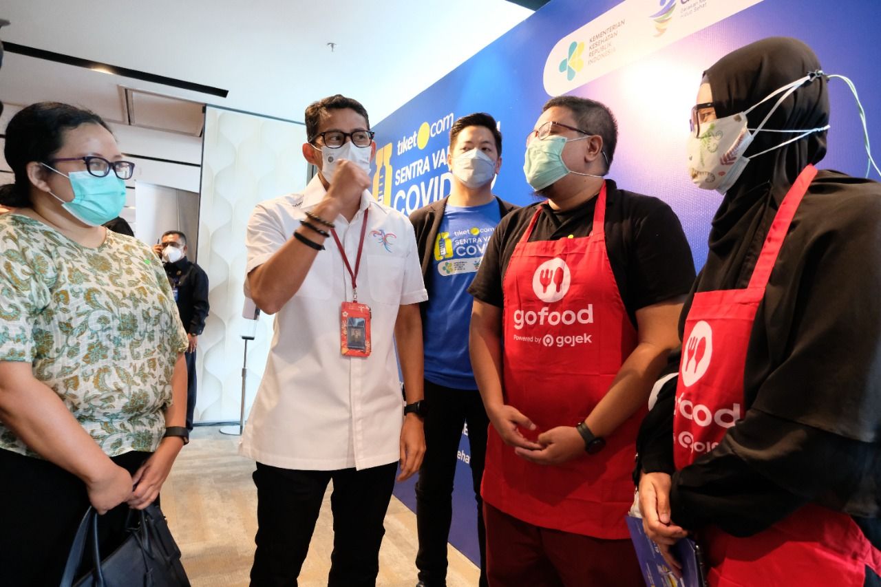 Vaksinasi Mitra Usaha GoFood.