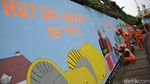 Warna-warni Mural Sambut HUT DKI Jakarta Ke-494