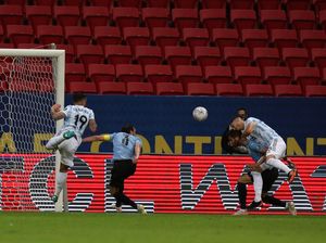 Argentina Vs Uruguay: Tim Tango Unggul 1-0 di Babak Pertama