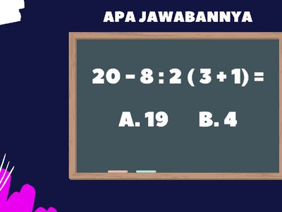 Latihan Buat yang Mau Psikotes, Teka-teki Ini Menguji Logika Matematika