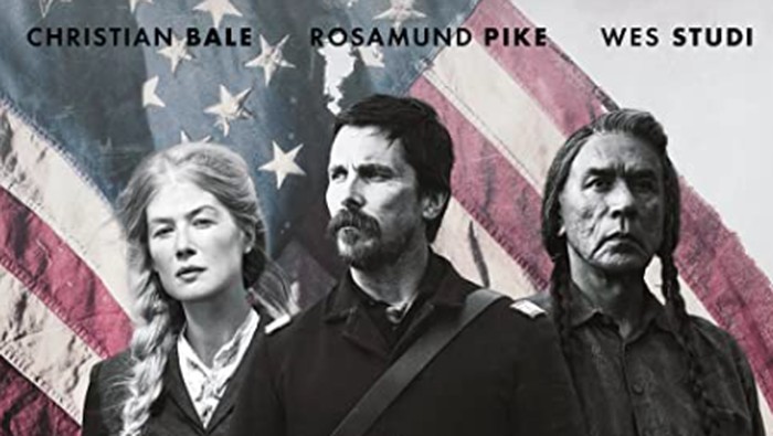 Ilustrasi film Hostiles serta daftar pemainnya.