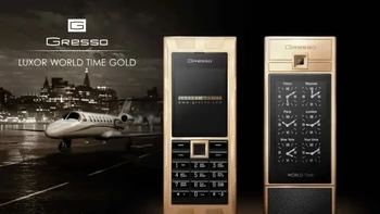 Gresso Luxor Las Vegas Jackpot dibanderol USD 1 juta alias Rp 14,4 miliar. Ponsel ini terbuat dari emas dan berlian hitam seratus delapan puluh gram yang mengesankan, masing-masing 45,5 karat. Foto: via Wealthy Gorilla