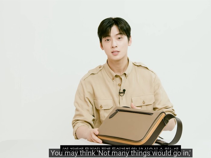 Isi Tas Cha Eun Woo Isi Tas Cha Eun Woo