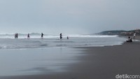 Begini suasana sepinya kawasan Pantai Parangtriris, Bantul, Yogyakarta.