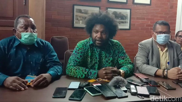 Ketua DPRD Kabupaten Tolikara Sonny Wanimbo (Wilpret Siagian/detikcom)