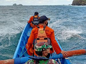 Dua Nelayan Hilang Tersapu Ombak di Teluk Prigi Trenggalek
