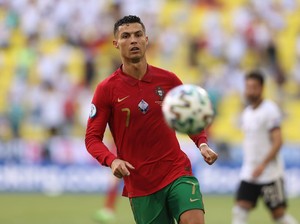 Lari 32 Km/Jam Saat Lawan Jerman, Cristiano Ronaldo Bakar Berapa Kalori?