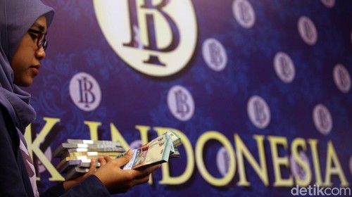 Ilustrasi Bank Indonesia, Logo Bank Indonesia, bank indonesia, ilustrasi uang, penukaran uang, ilustrasi penukaran uang