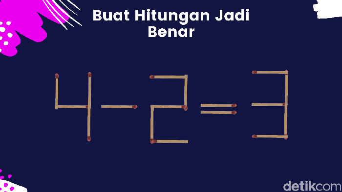 Otak Kamu Encer Puzzle Batang Korek  Api  Ini Menguji 