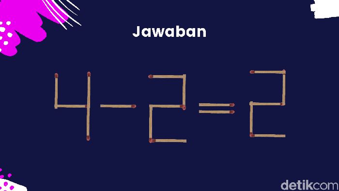 Otak Kamu Encer? Puzzle Batang Korek Api Ini Menguji Kreativitas