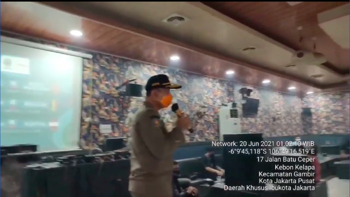 Satpol PP DKI Razia Kafe di Jakpus (IG Satpol PP DKI)