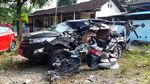 Ngeri Begini Kondisi Mobil Tabrakan Beruntun di Tol Boyolali