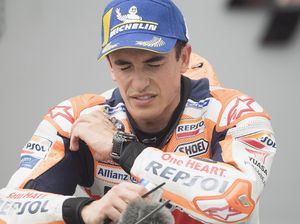 Marc Marquez Juara MotoGP Jerman Cuma Pakai Satu Tangan