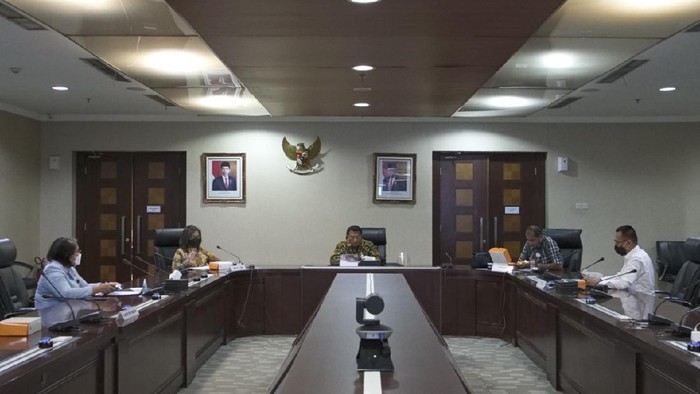 Moeldoko, Wamenkumham dkk rapat membahas RUU PKS (Foto: dok KSP)