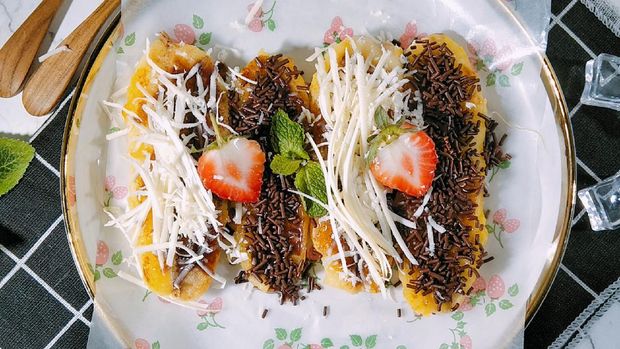 Resep Pisang Panggang Cokelat Keju
